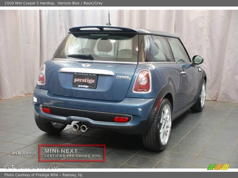 Horizon Blue / Black/Grey 2009 Mini Cooper S Hardtop