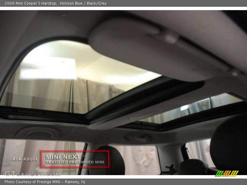 Horizon Blue / Black/Grey 2009 Mini Cooper S Hardtop