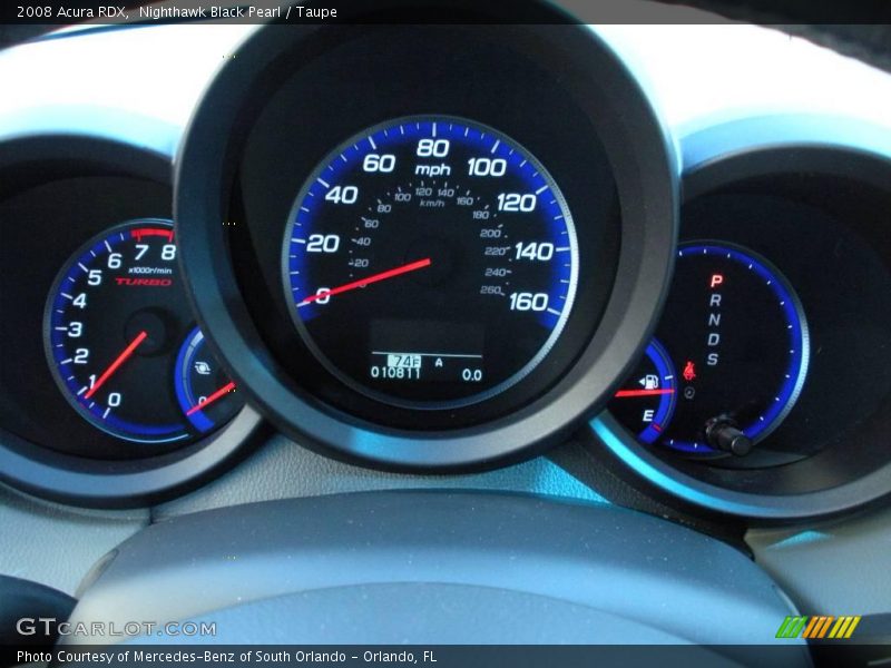 Nighthawk Black Pearl / Taupe 2008 Acura RDX