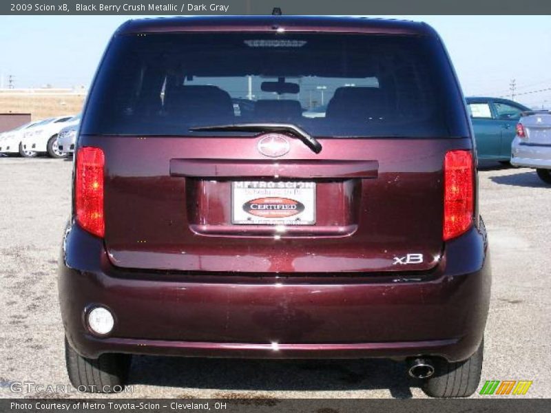Black Berry Crush Metallic / Dark Gray 2009 Scion xB