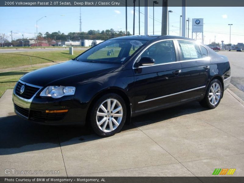 Deep Black / Classic Grey 2006 Volkswagen Passat 2.0T Sedan