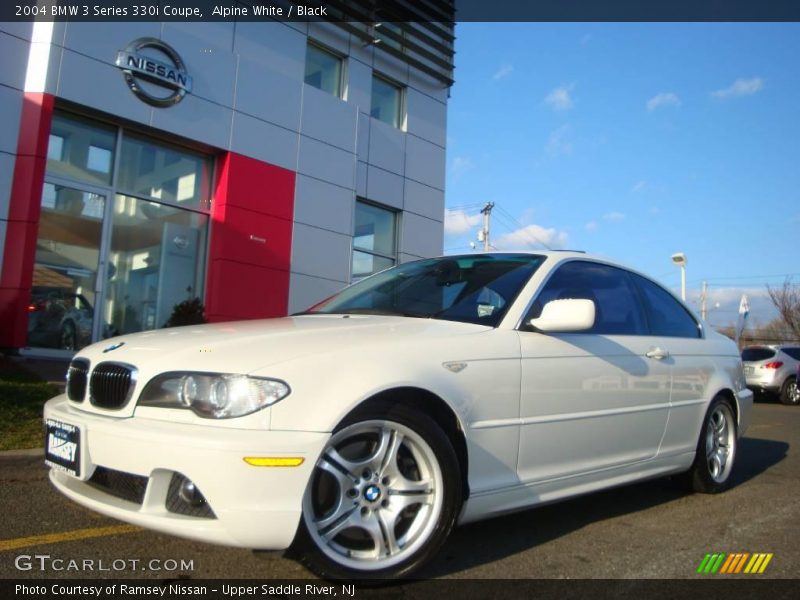 Alpine White / Black 2004 BMW 3 Series 330i Coupe