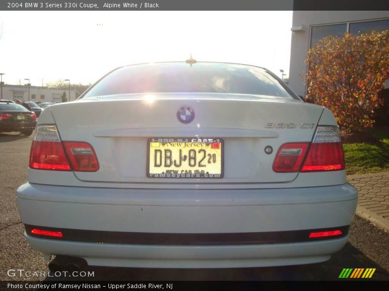 Alpine White / Black 2004 BMW 3 Series 330i Coupe