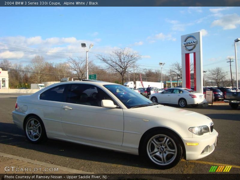 Alpine White / Black 2004 BMW 3 Series 330i Coupe