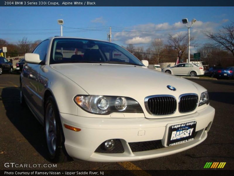 Alpine White / Black 2004 BMW 3 Series 330i Coupe