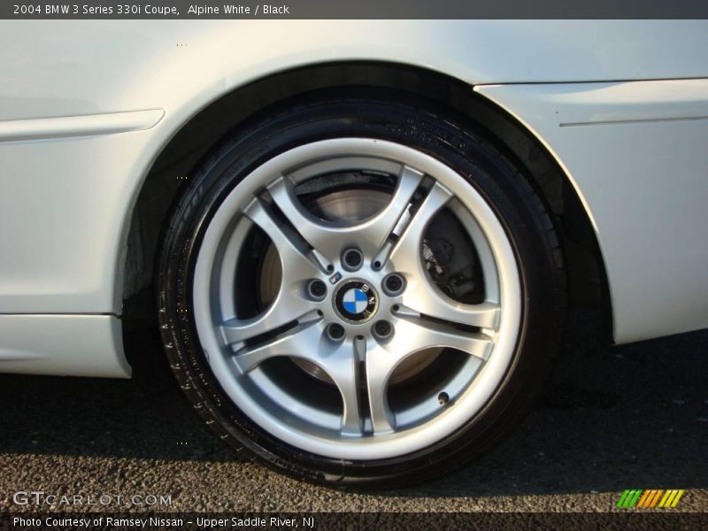 Alpine White / Black 2004 BMW 3 Series 330i Coupe