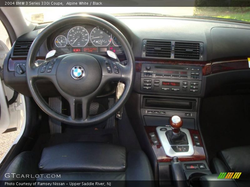 Alpine White / Black 2004 BMW 3 Series 330i Coupe