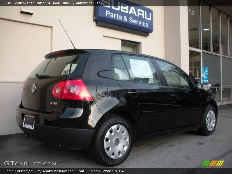 Black / Anthracite Black 2008 Volkswagen Rabbit 4 Door