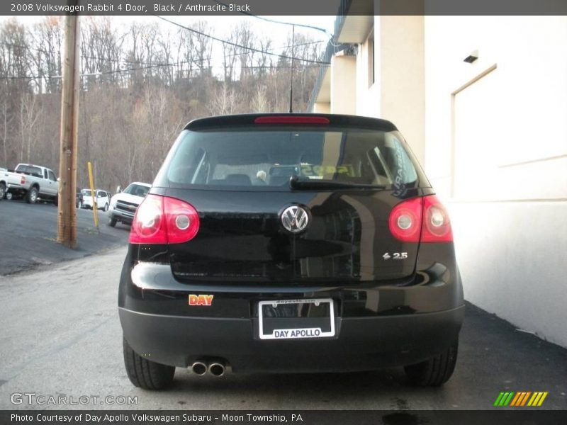 Black / Anthracite Black 2008 Volkswagen Rabbit 4 Door