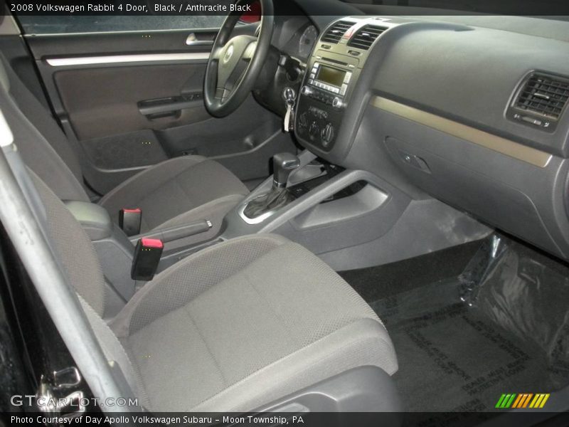 Black / Anthracite Black 2008 Volkswagen Rabbit 4 Door