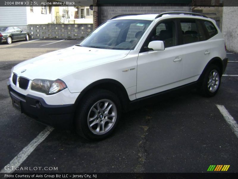 Alpine White / Black 2004 BMW X3 2.5i