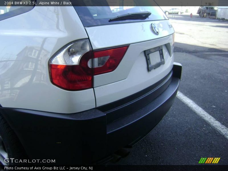 Alpine White / Black 2004 BMW X3 2.5i