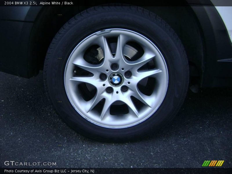 Alpine White / Black 2004 BMW X3 2.5i