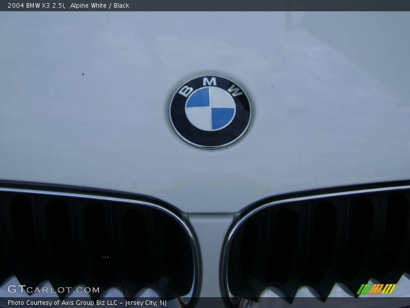 Alpine White / Black 2004 BMW X3 2.5i