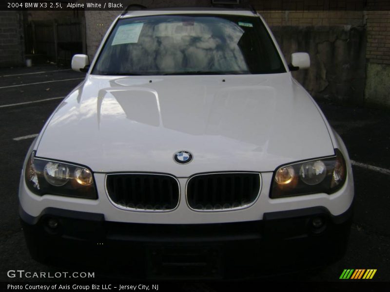 Alpine White / Black 2004 BMW X3 2.5i