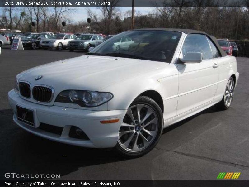 Alpine White / Sand 2005 BMW 3 Series 330i Convertible