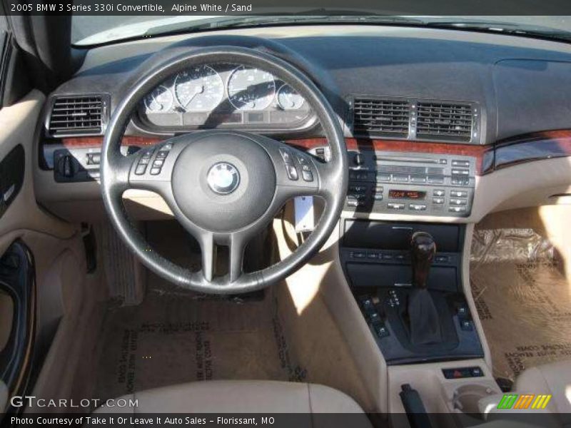 Alpine White / Sand 2005 BMW 3 Series 330i Convertible