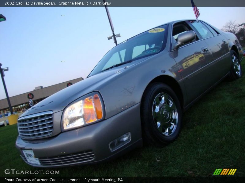Graphite Metallic / Dark Gray 2002 Cadillac DeVille Sedan