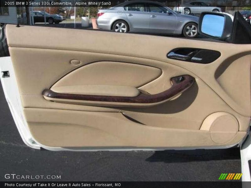 Alpine White / Sand 2005 BMW 3 Series 330i Convertible