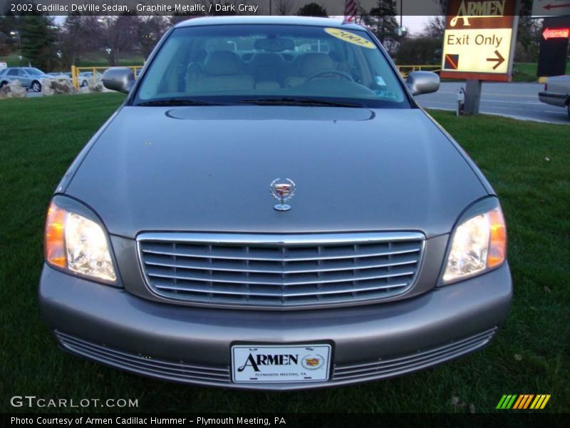 Graphite Metallic / Dark Gray 2002 Cadillac DeVille Sedan