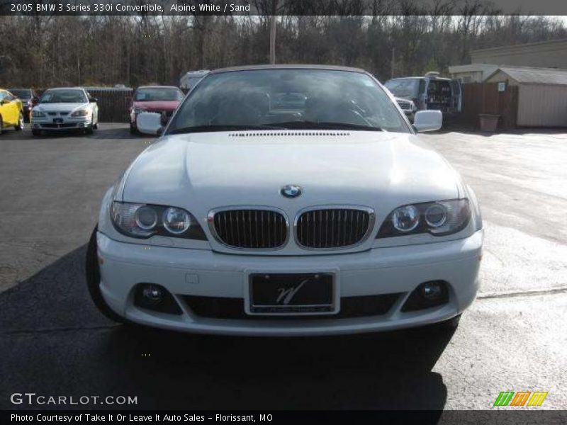 Alpine White / Sand 2005 BMW 3 Series 330i Convertible
