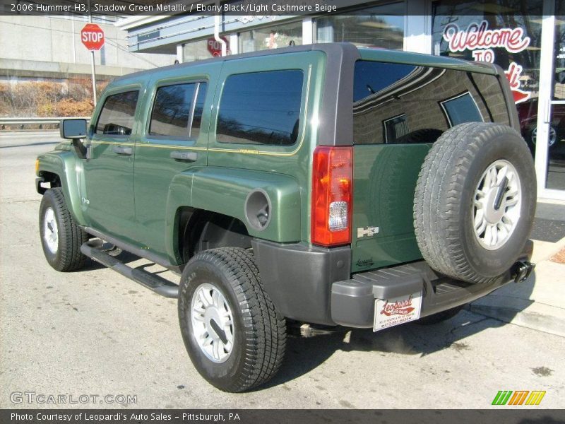 Shadow Green Metallic / Ebony Black/Light Cashmere Beige 2006 Hummer H3