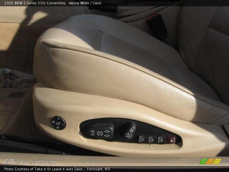 Alpine White / Sand 2005 BMW 3 Series 330i Convertible