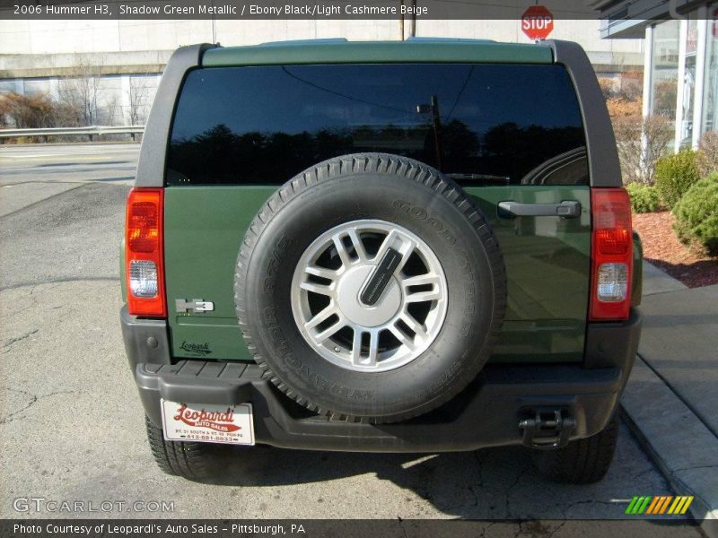 Shadow Green Metallic / Ebony Black/Light Cashmere Beige 2006 Hummer H3