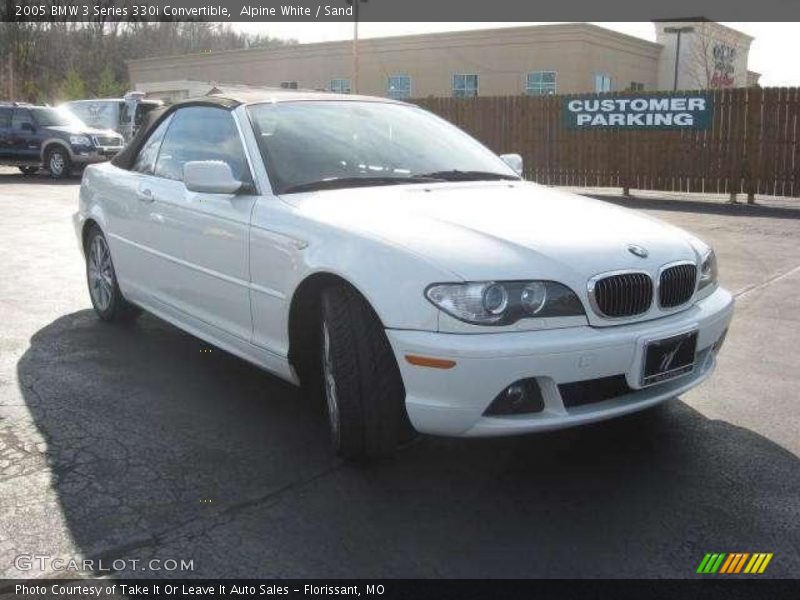 Alpine White / Sand 2005 BMW 3 Series 330i Convertible