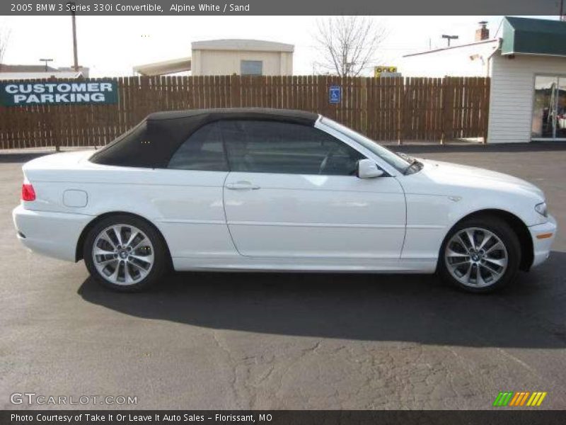 Alpine White / Sand 2005 BMW 3 Series 330i Convertible