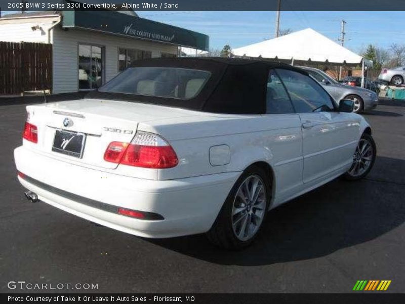 Alpine White / Sand 2005 BMW 3 Series 330i Convertible