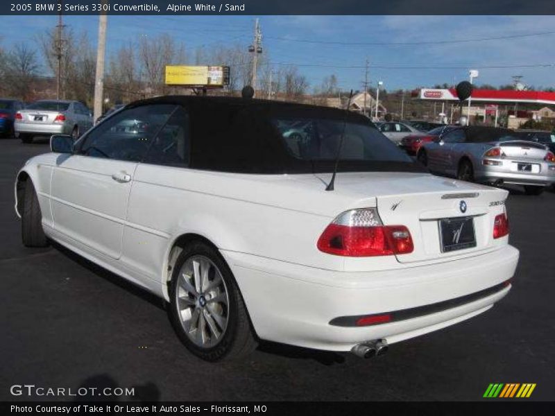 Alpine White / Sand 2005 BMW 3 Series 330i Convertible