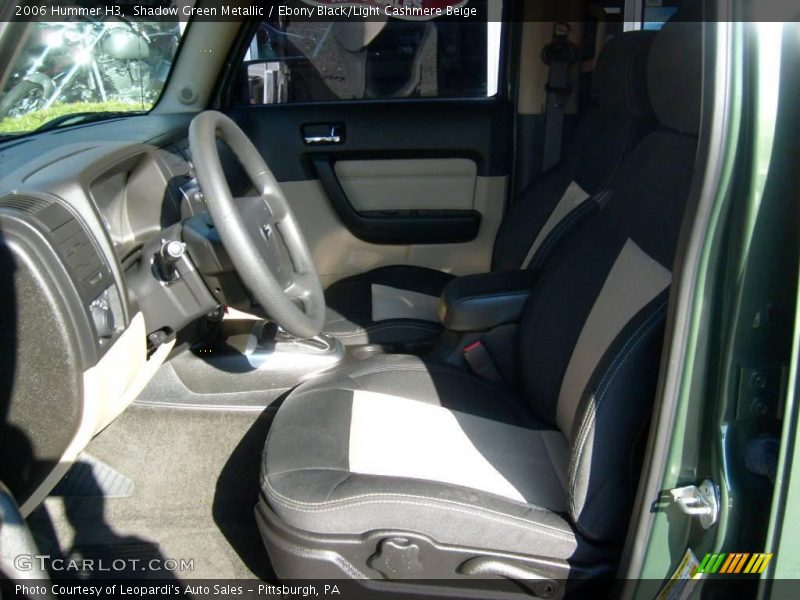 Shadow Green Metallic / Ebony Black/Light Cashmere Beige 2006 Hummer H3