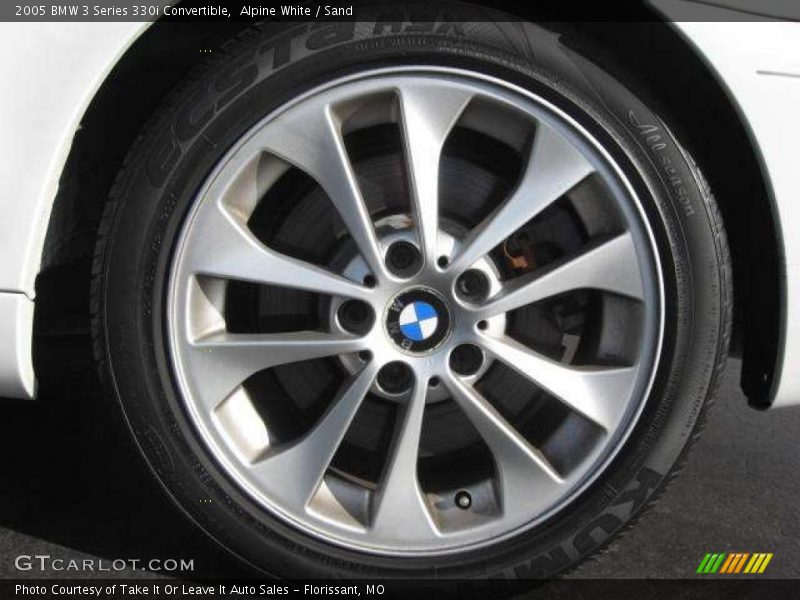 Alpine White / Sand 2005 BMW 3 Series 330i Convertible
