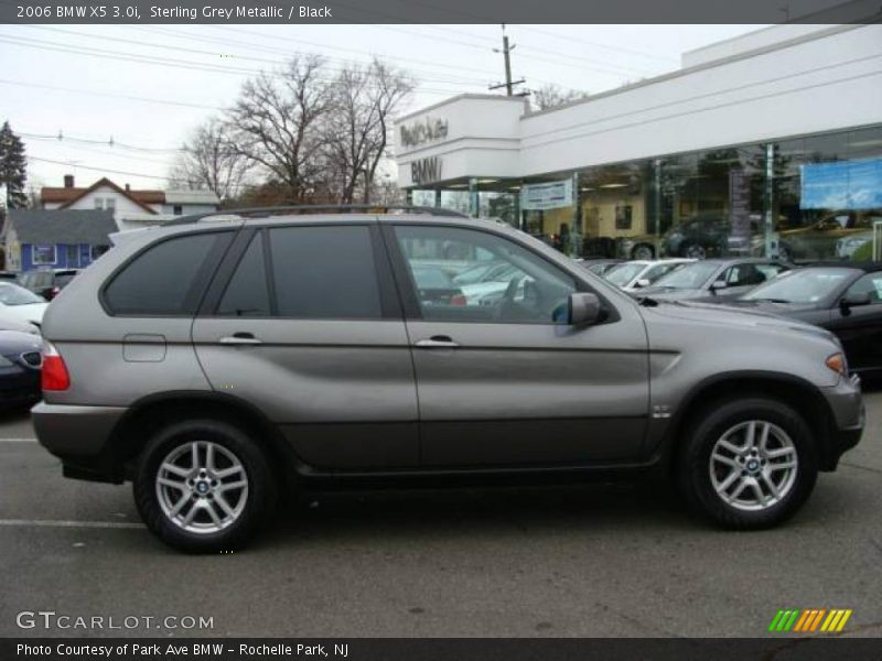 Sterling Grey Metallic / Black 2006 BMW X5 3.0i