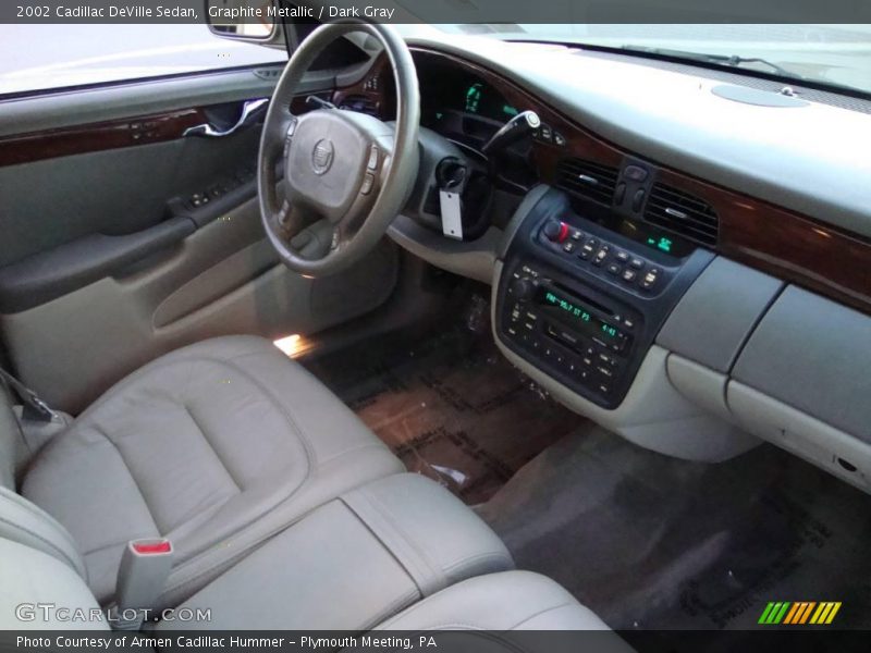 Graphite Metallic / Dark Gray 2002 Cadillac DeVille Sedan