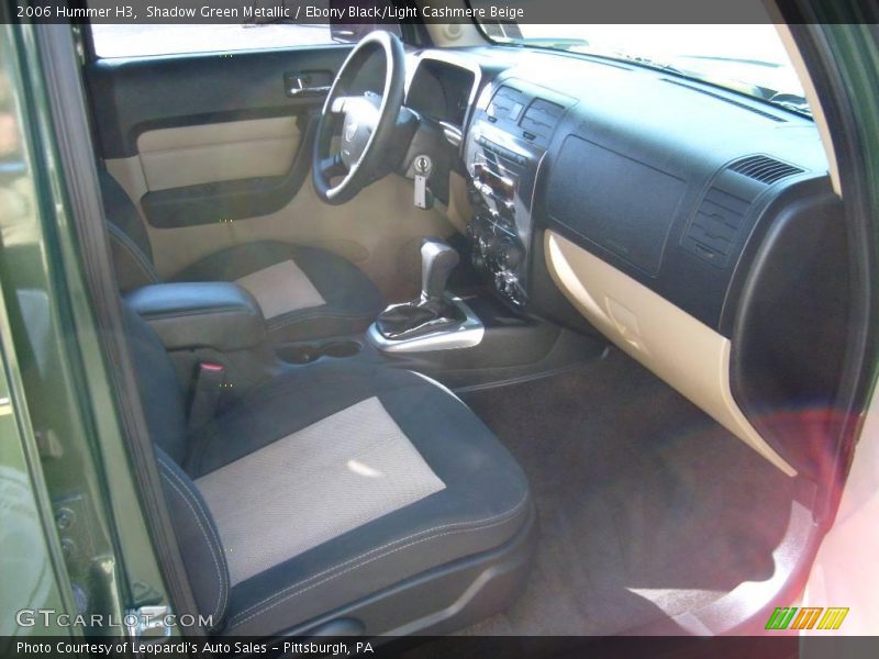 Shadow Green Metallic / Ebony Black/Light Cashmere Beige 2006 Hummer H3