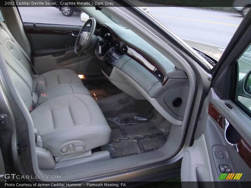 Graphite Metallic / Dark Gray 2002 Cadillac DeVille Sedan