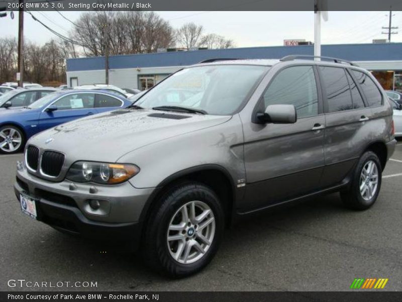 Sterling Grey Metallic / Black 2006 BMW X5 3.0i