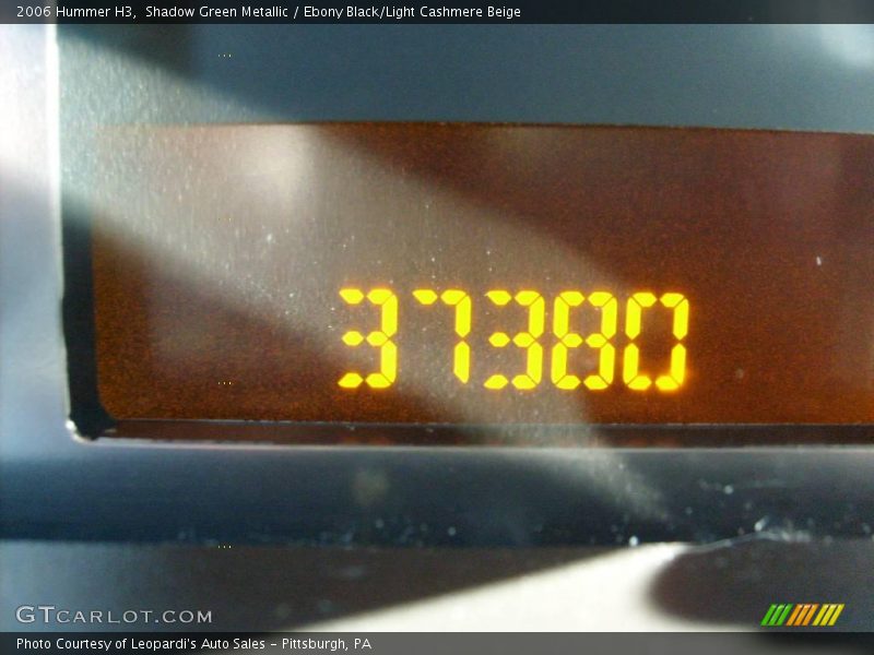 Shadow Green Metallic / Ebony Black/Light Cashmere Beige 2006 Hummer H3