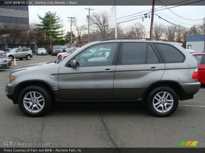 Sterling Grey Metallic / Black 2006 BMW X5 3.0i