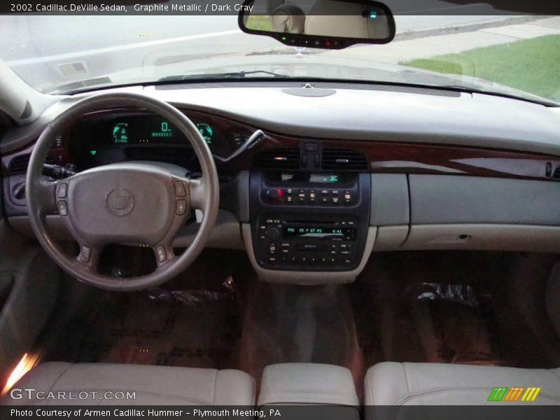 Graphite Metallic / Dark Gray 2002 Cadillac DeVille Sedan