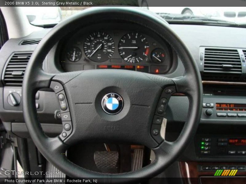 Sterling Grey Metallic / Black 2006 BMW X5 3.0i