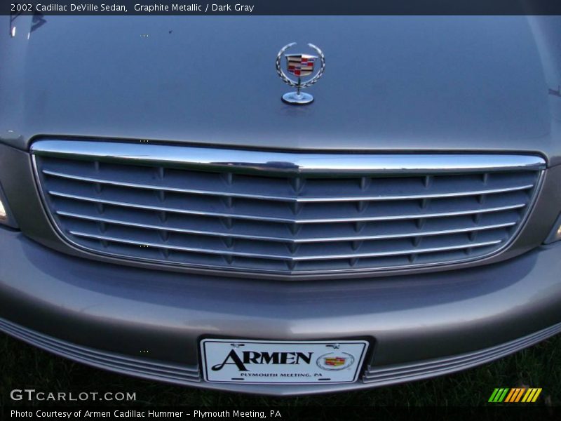 Graphite Metallic / Dark Gray 2002 Cadillac DeVille Sedan