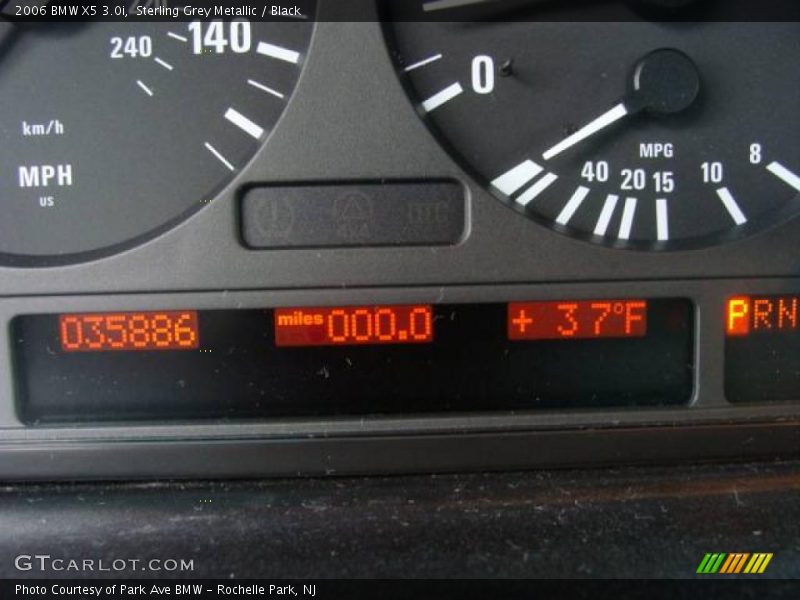 Sterling Grey Metallic / Black 2006 BMW X5 3.0i