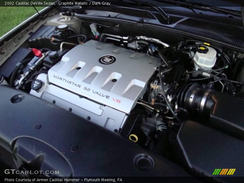 Graphite Metallic / Dark Gray 2002 Cadillac DeVille Sedan
