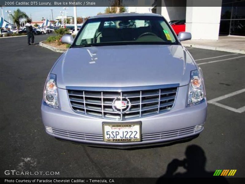Blue Ice Metallic / Shale 2006 Cadillac DTS Luxury