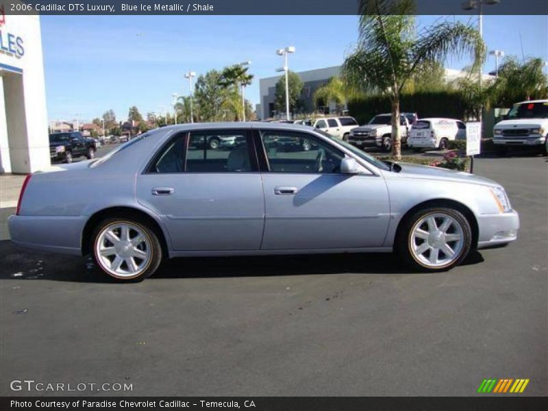 Blue Ice Metallic / Shale 2006 Cadillac DTS Luxury