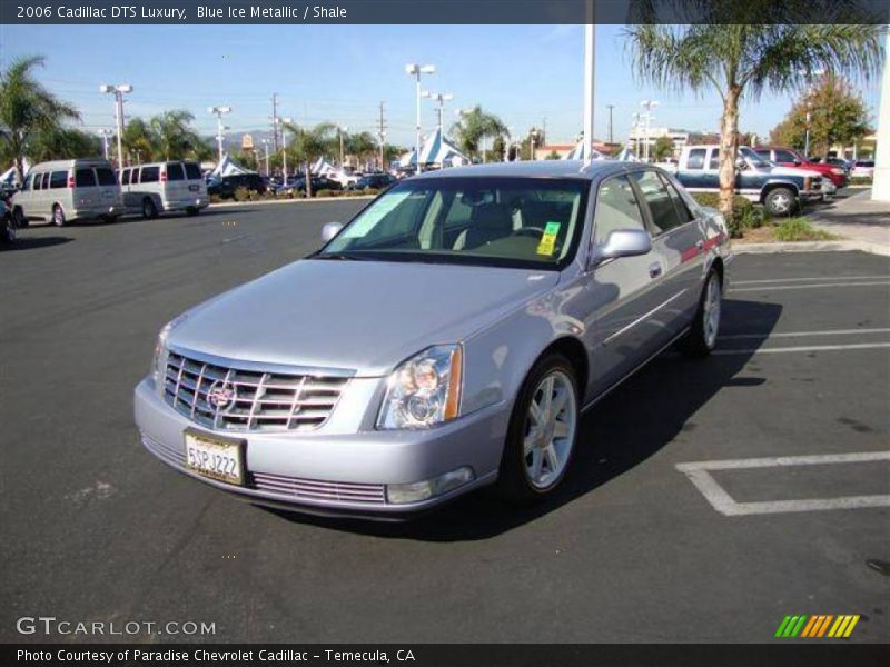 Blue Ice Metallic / Shale 2006 Cadillac DTS Luxury
