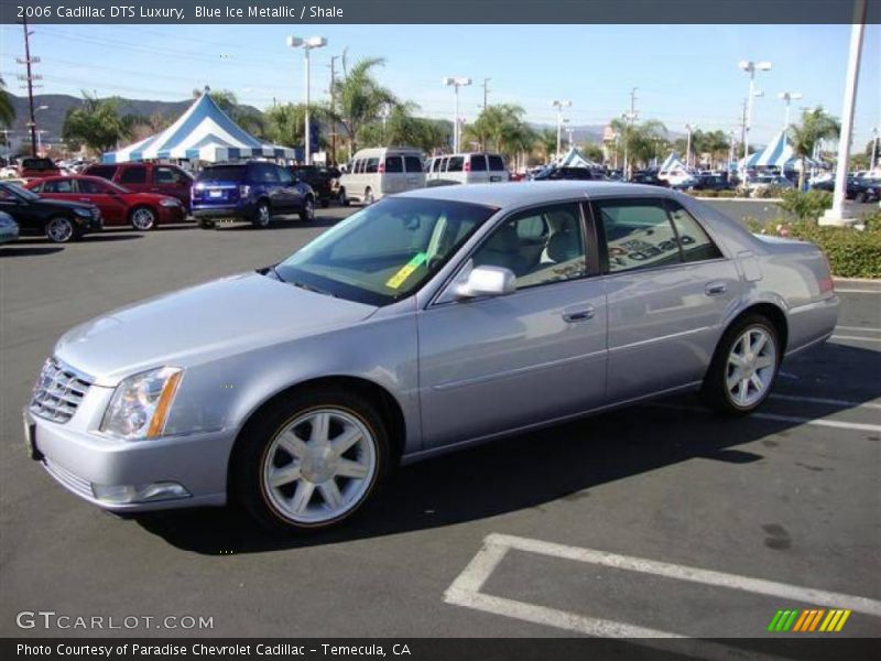 Blue Ice Metallic / Shale 2006 Cadillac DTS Luxury
